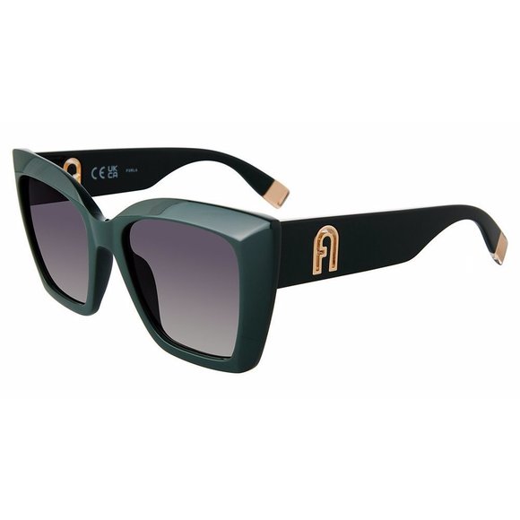 FURLA SUN SFU710 Sunglasses GREEN-0D80 54mm